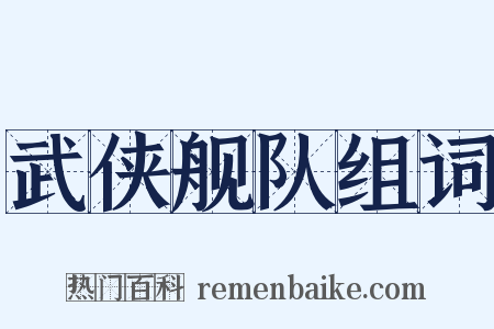 武侠舰队组词是什么意思的图片